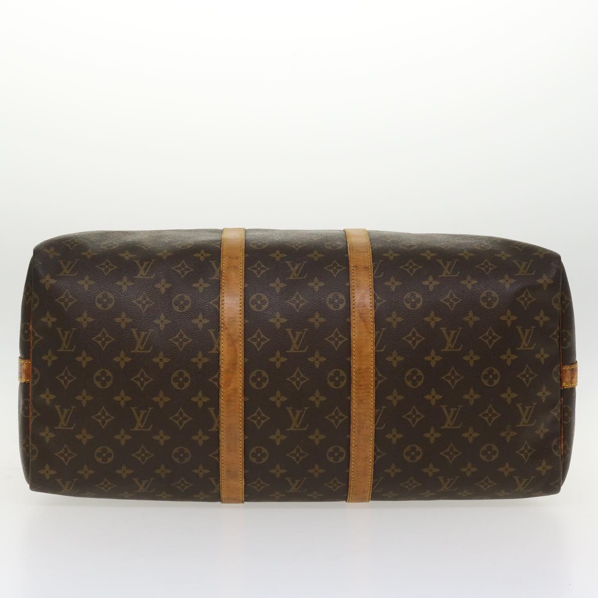 LOUIS VUITTON Monogram Keepall Bandouliere 55 Boston Bag M41414 LV bs3945