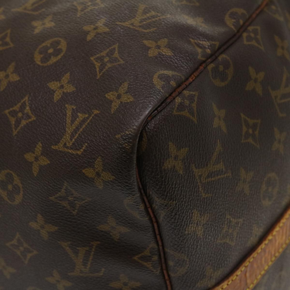 LOUIS VUITTON Monogram Keepall Bandouliere 55 Boston Bag M41414 LV bs3945