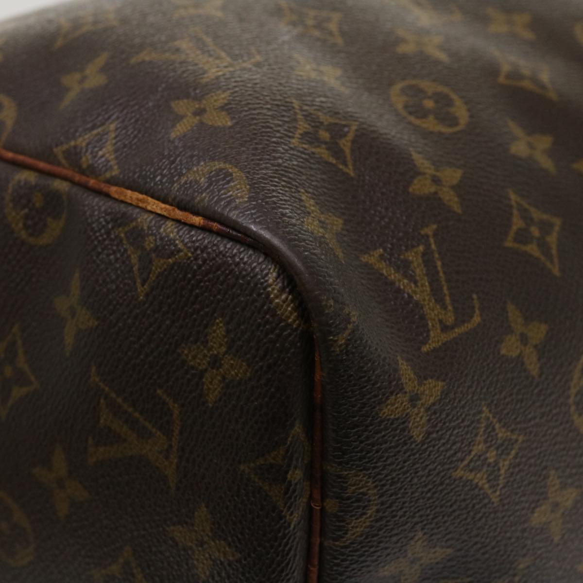 LOUIS VUITTON Monogram Keepall Bandouliere 55 Boston Bag M41414 LV bs3945