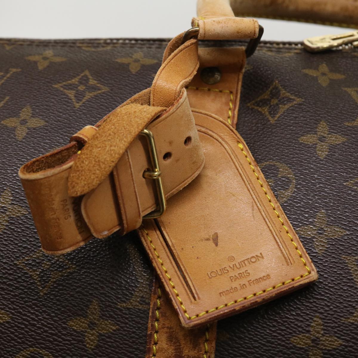 LOUIS VUITTON Monogram Keepall Bandouliere 55 Boston Bag M41414 LV bs3945