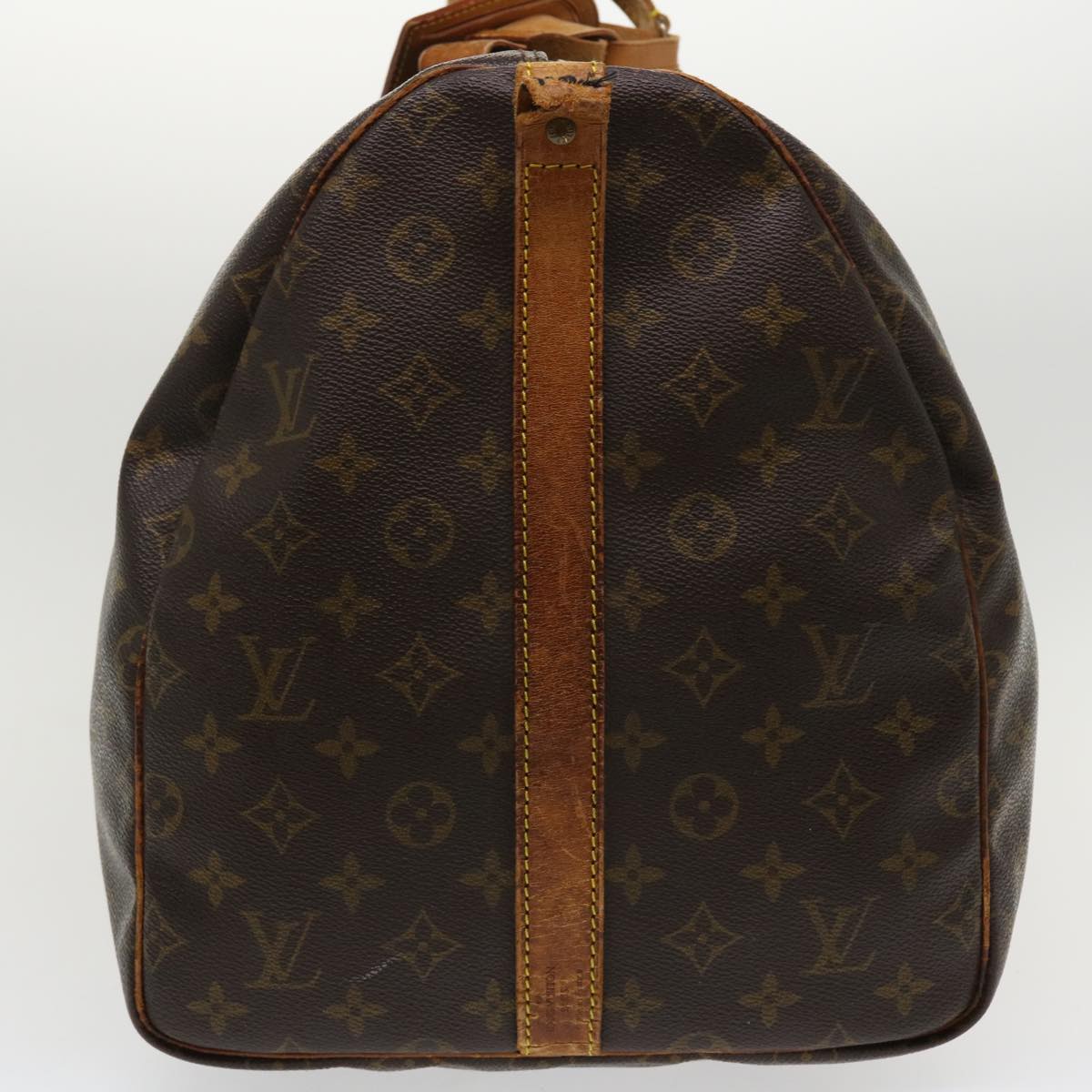 LOUIS VUITTON Monogram Keepall Bandouliere 55 Boston Bag M41414 LV bs3945