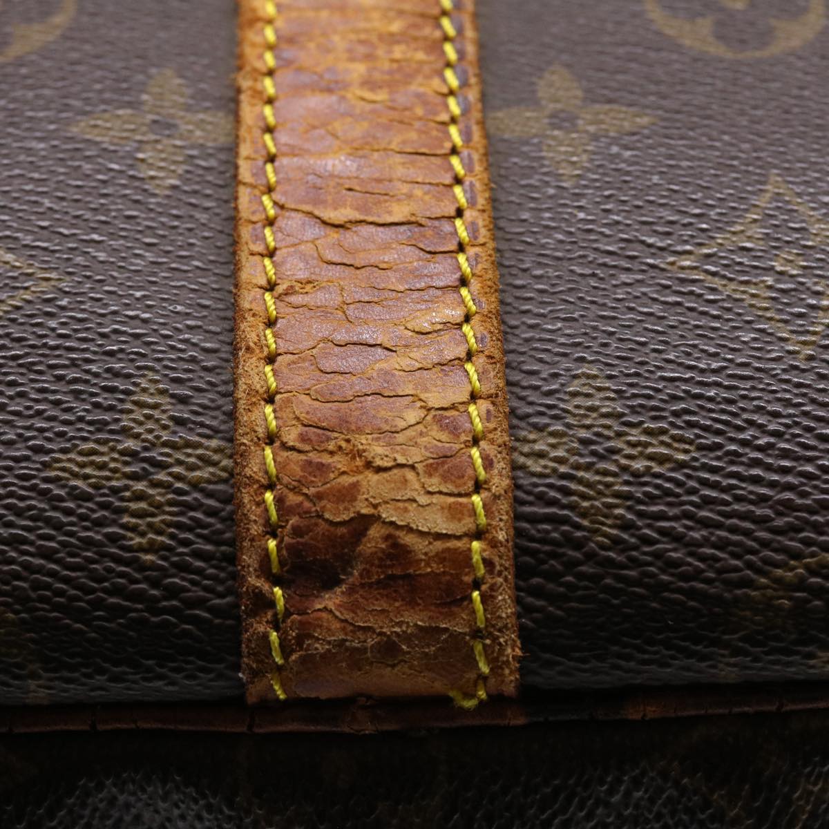 LOUIS VUITTON Monogram Keepall Bandouliere 55 Boston Bag M41414 LV bs3945