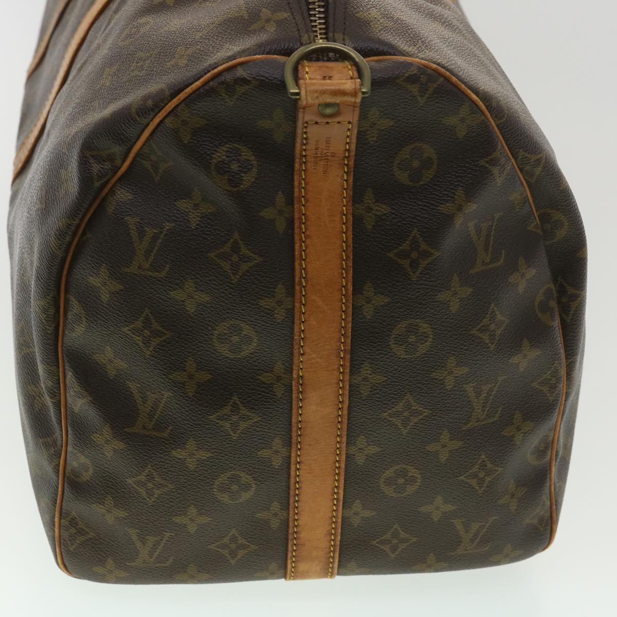 LOUIS VUITTON Monogram Keepall Bandouliere 55 Boston Bag M41414 LV bs4003