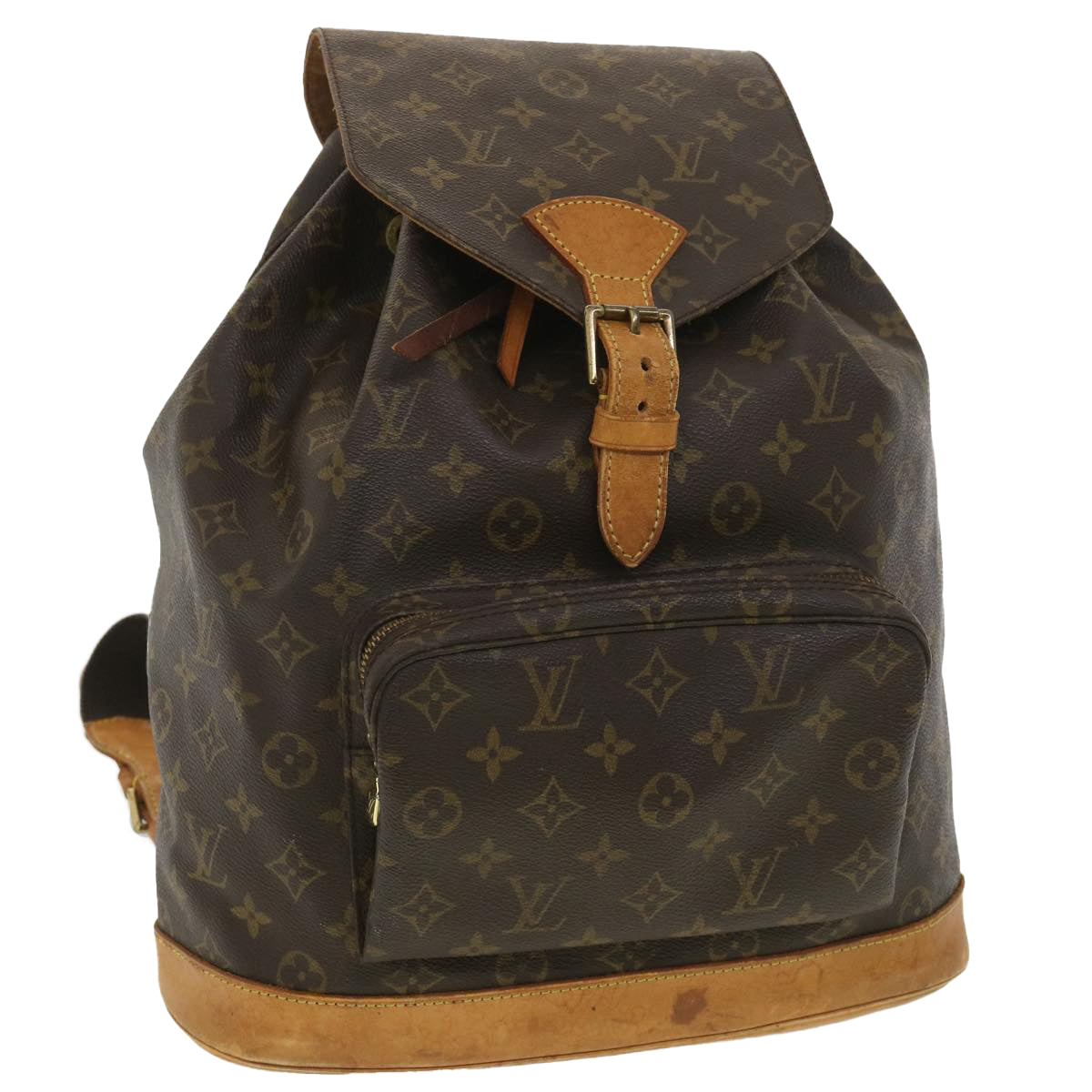 LOUIS VUITTON Monogram Montsouris GM Backpack M51135 LV bs4021