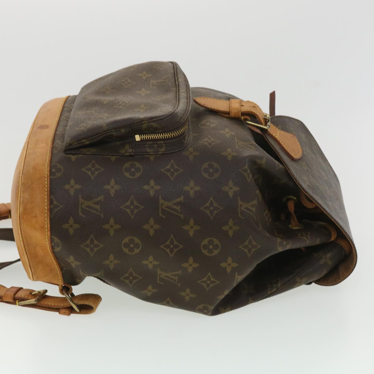LOUIS VUITTON Monogram Montsouris GM Backpack M51135 LV bs4021
