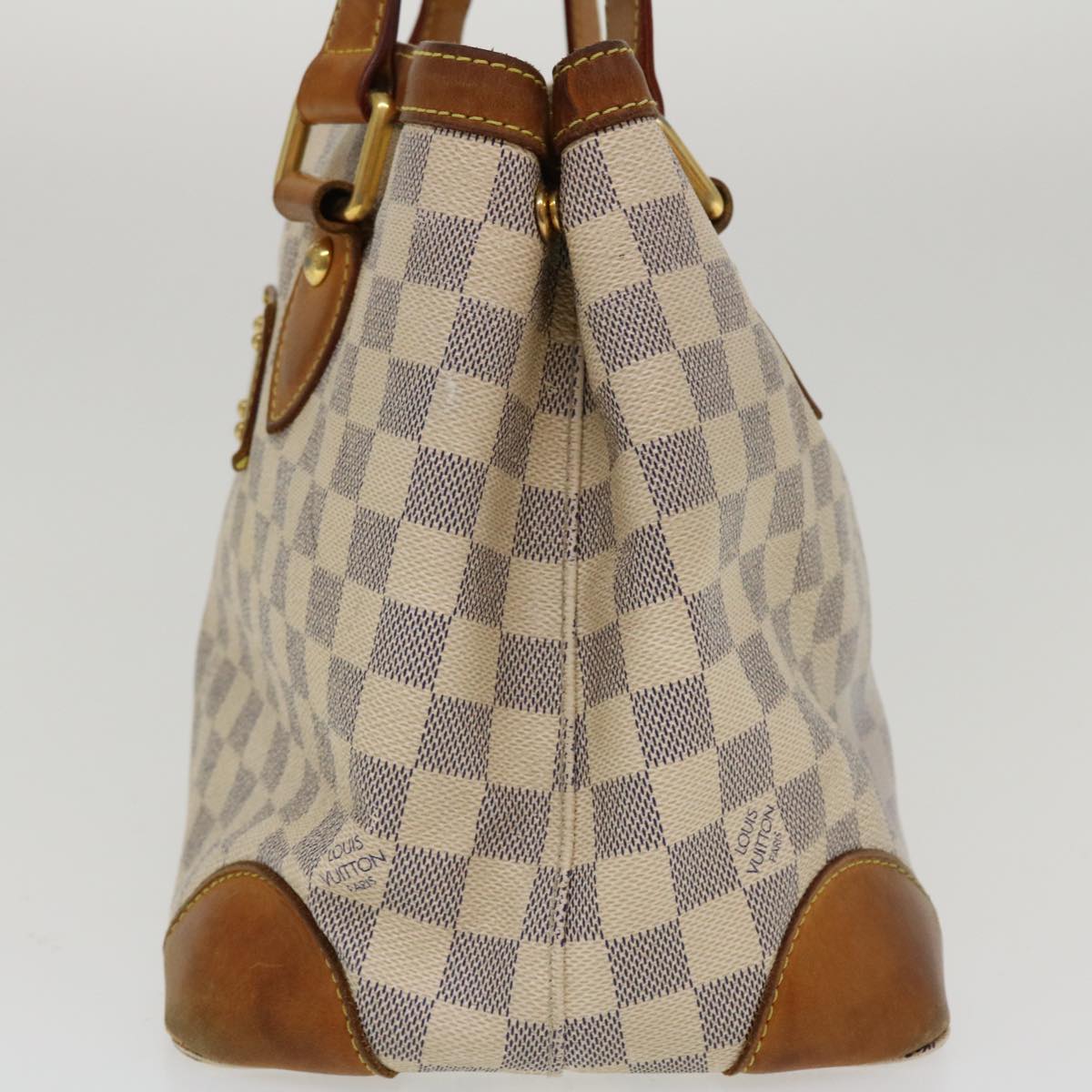 LOUIS VUITTON Damier Azur Hampstead PM Tote Bag N51207 LV bs4078