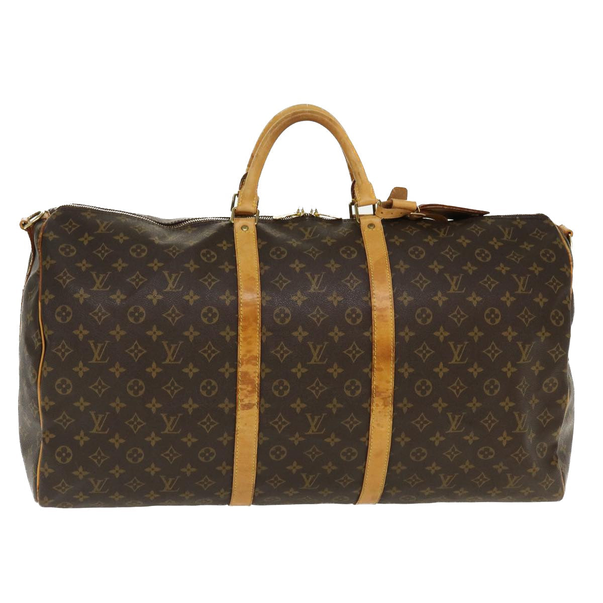 LOUIS VUITTON Monogram Keepall Bandouliere 60 Boston Bag M41412 LV bs4176