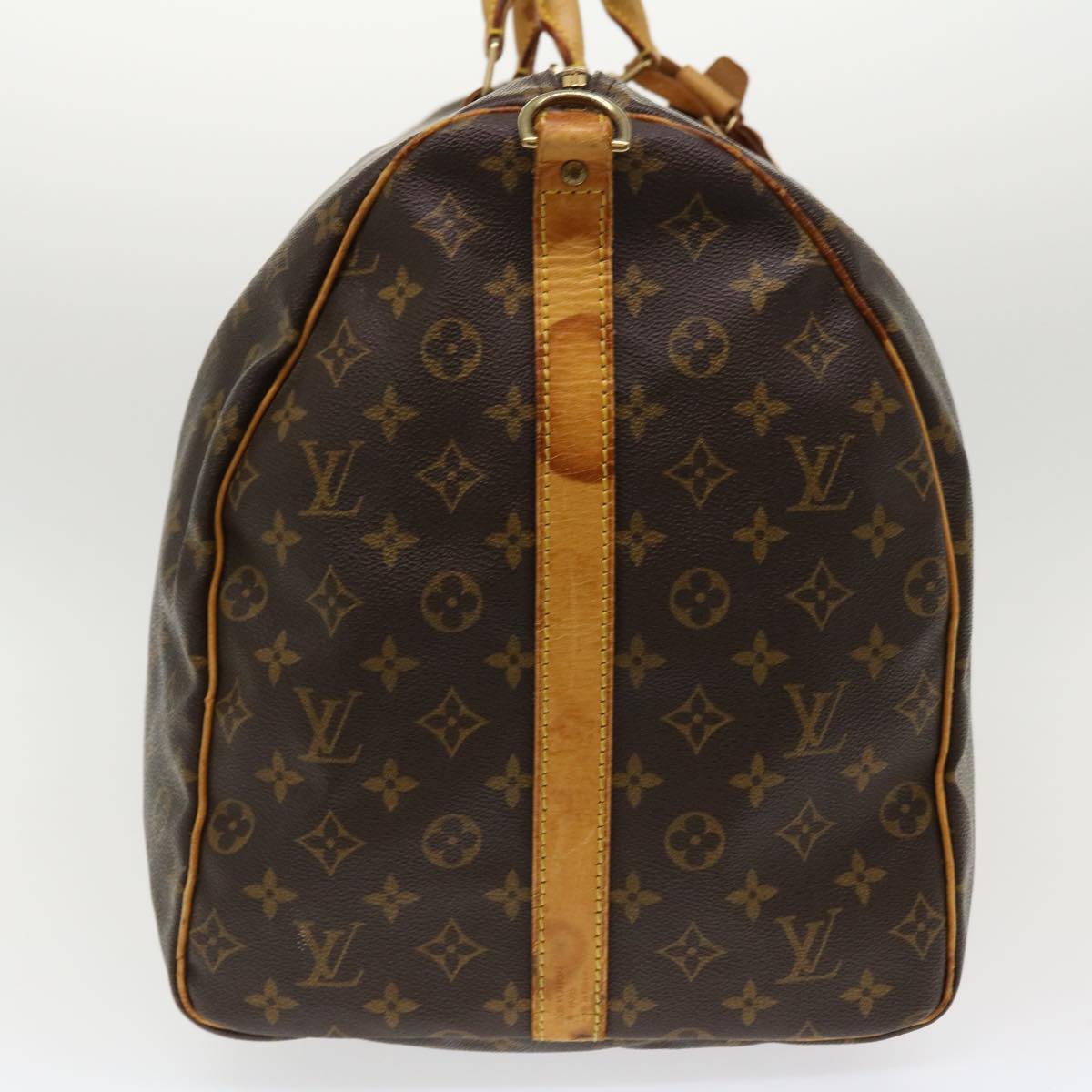 LOUIS VUITTON Monogram Keepall Bandouliere 60 Boston Bag M41412 LV bs4176