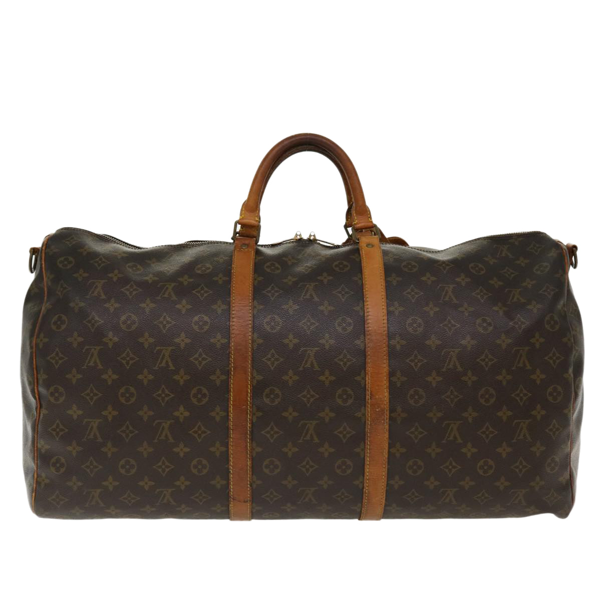 LOUIS VUITTON Monogram Keepall Bandouliere 60 Boston Bag M41412 LV bs4185