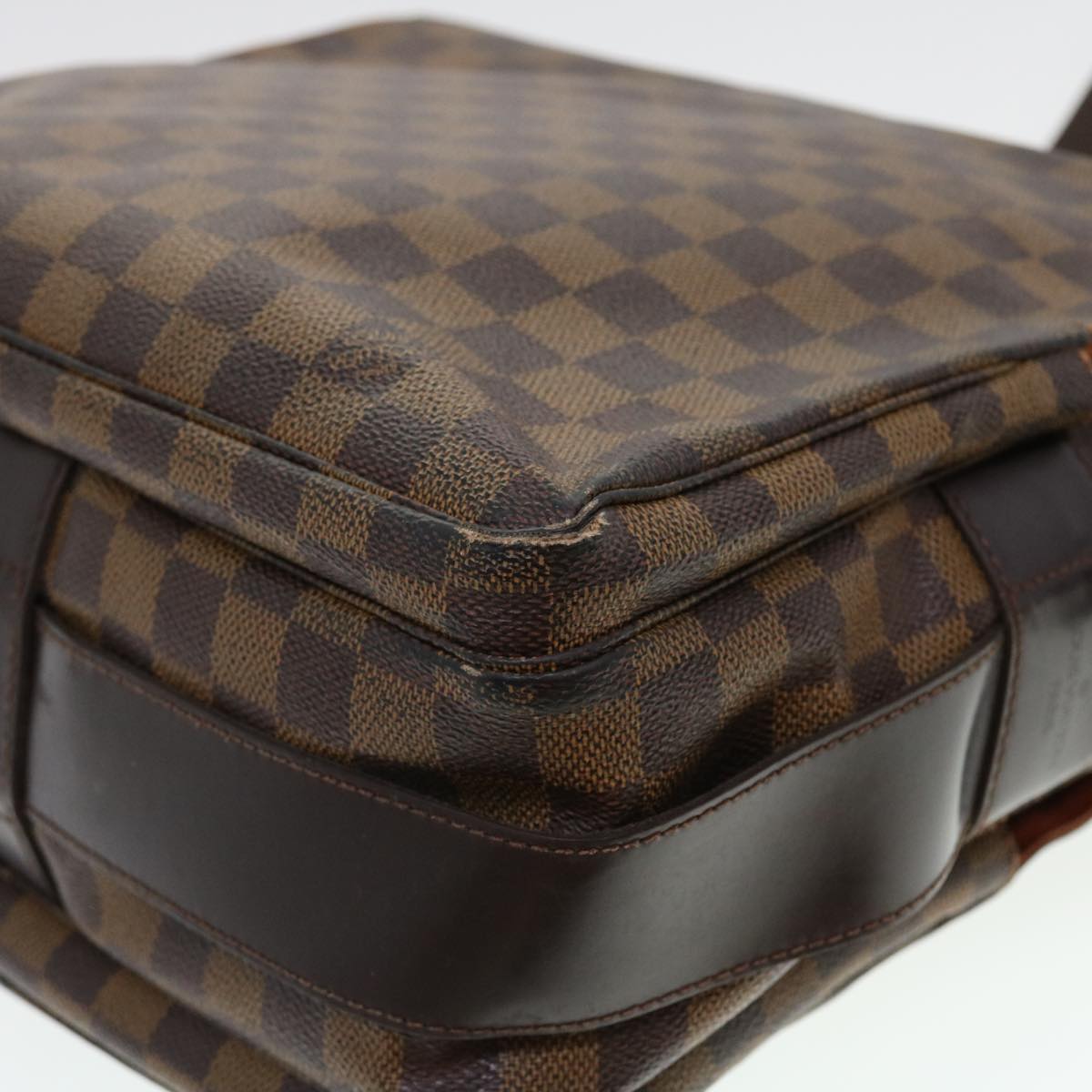 LOUIS VUITTON Damier Ebene Naviglio Shoulder Bag N45255 LV bs4258