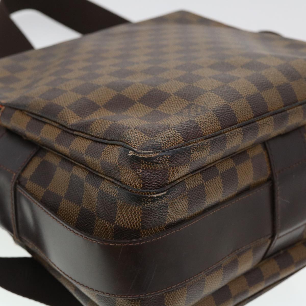 LOUIS VUITTON Damier Ebene Naviglio Shoulder Bag N45255 LV bs4258