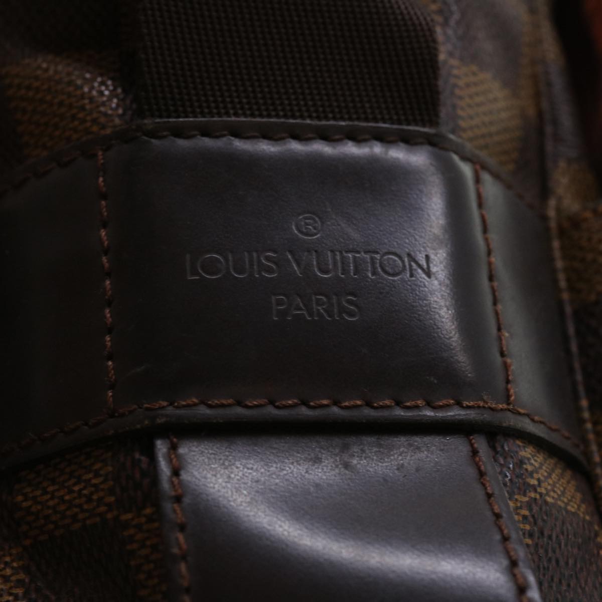 LOUIS VUITTON Damier Ebene Naviglio Shoulder Bag N45255 LV bs4258