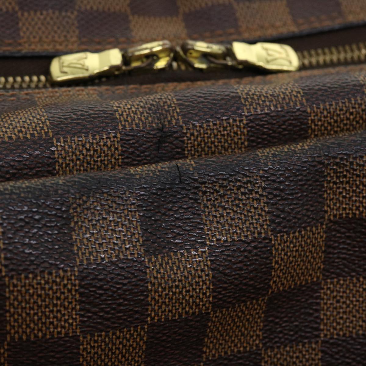 LOUIS VUITTON Damier Ebene Naviglio Shoulder Bag N45255 LV bs4258