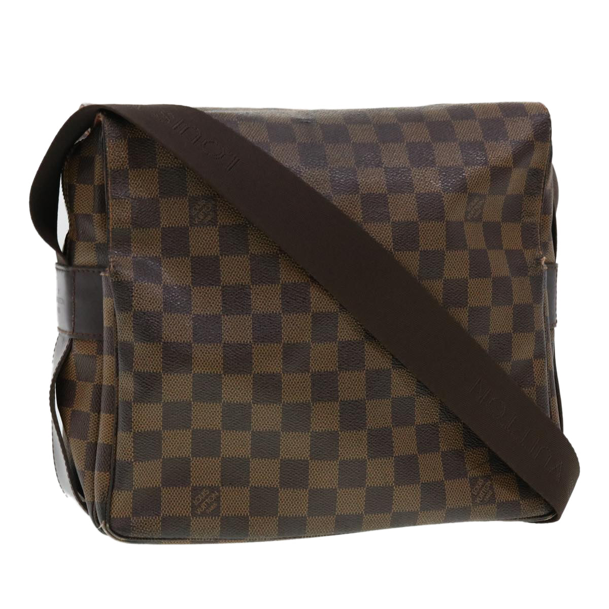LOUIS VUITTON Damier Ebene Naviglio Shoulder Bag N45255 LV bs4258