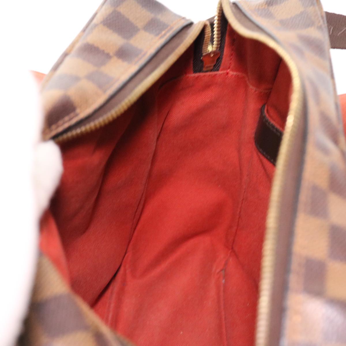 LOUIS VUITTON Damier Ebene Naviglio Shoulder Bag N45255 LV bs4258