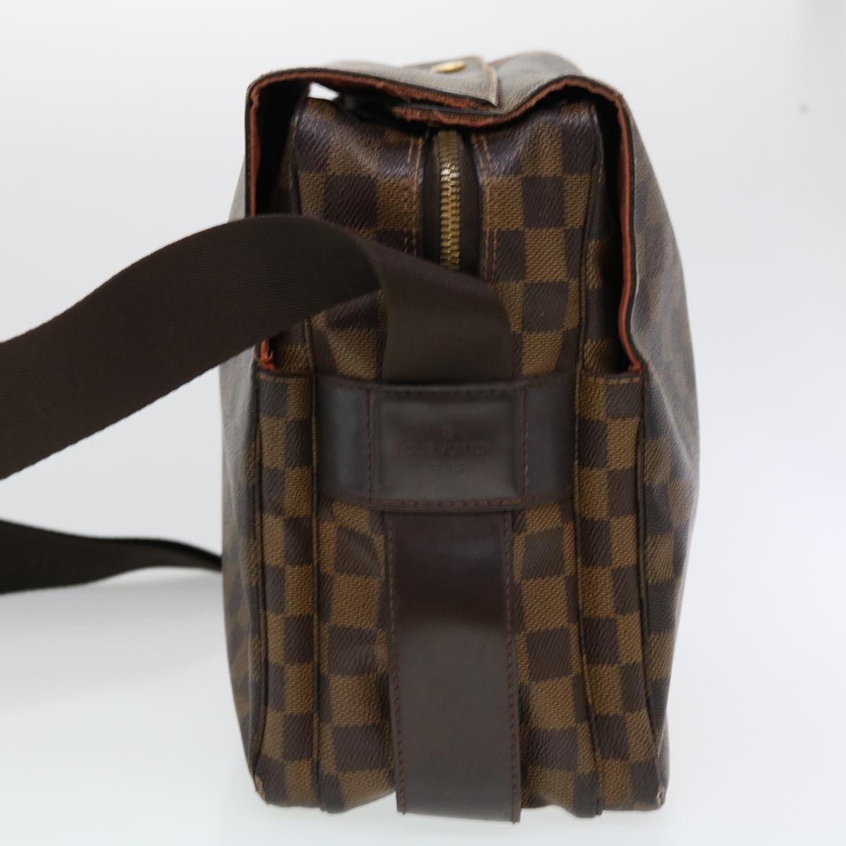LOUIS VUITTON Damier Ebene Naviglio Shoulder Bag N45255 LV bs4258
