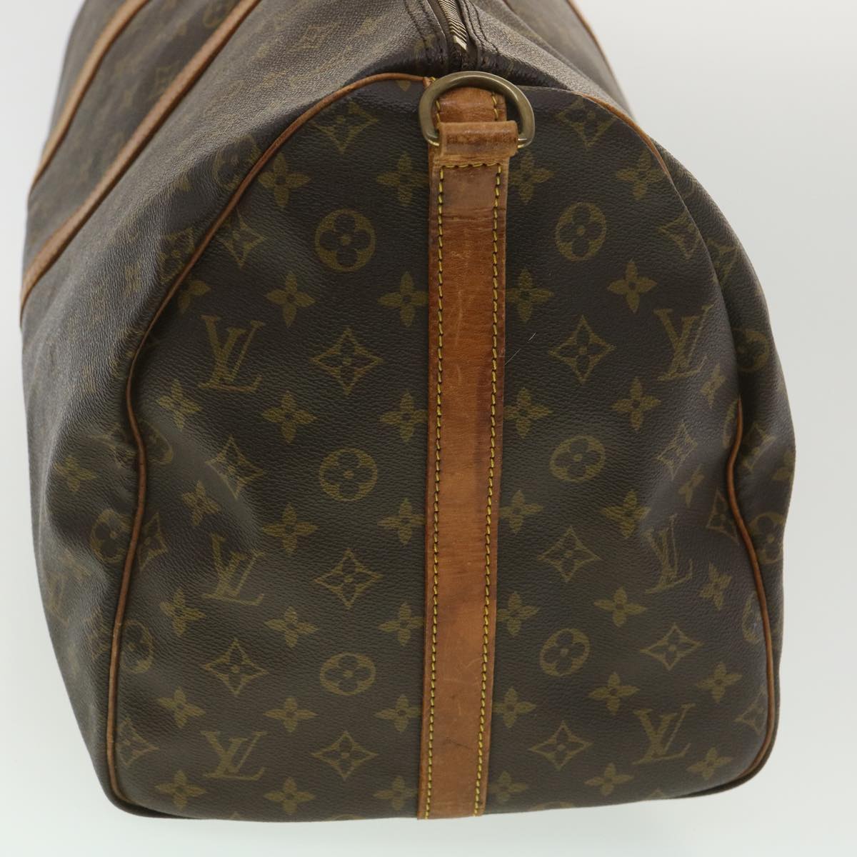 LOUIS VUITTON Monogram Keepall Bandouliere 55 Boston Bag M41414 LV bs4273
