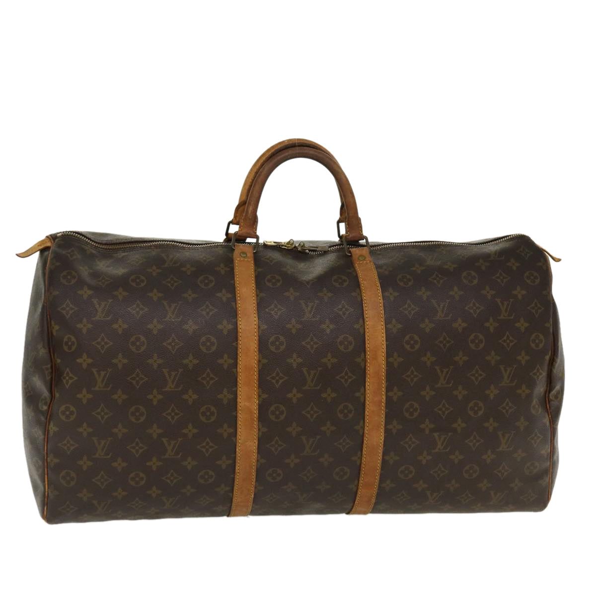 LOUIS VUITTON Monogram Keepall 60 Boston Bag M41422 LV bs4392