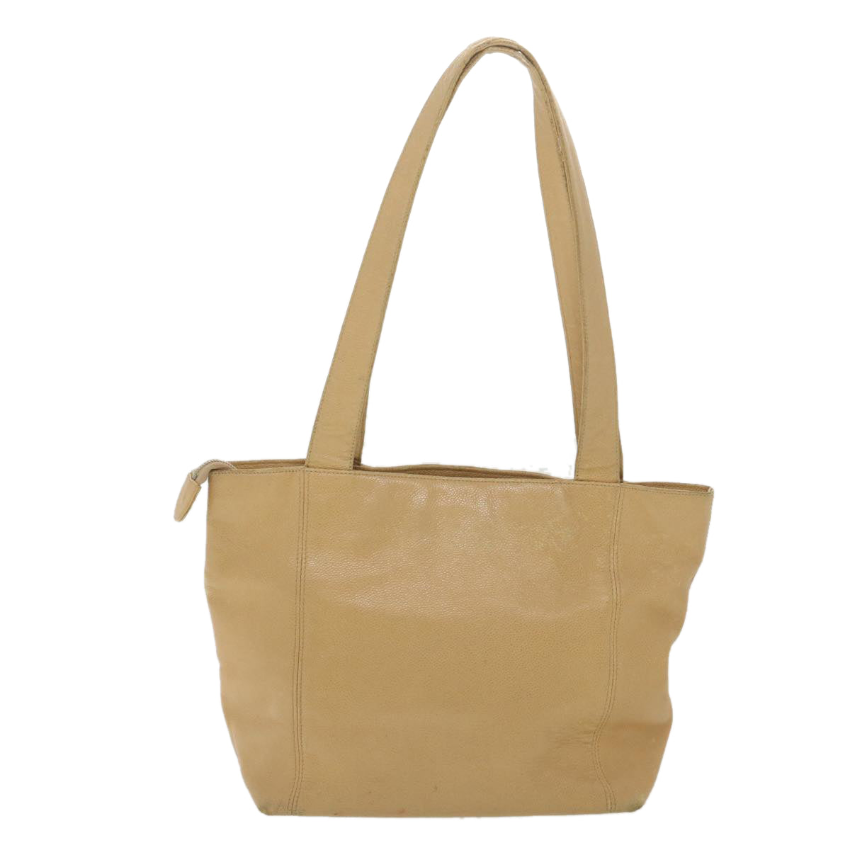 Luxury Chanel Tote Bag Caviar Skin Beige CC  bs4522