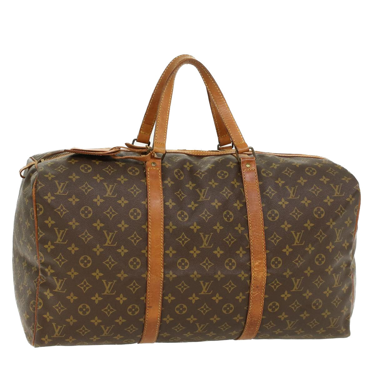 LOUIS VUITTON Monogram Sac Souple 55 Boston Bag M41622 LV bs5691