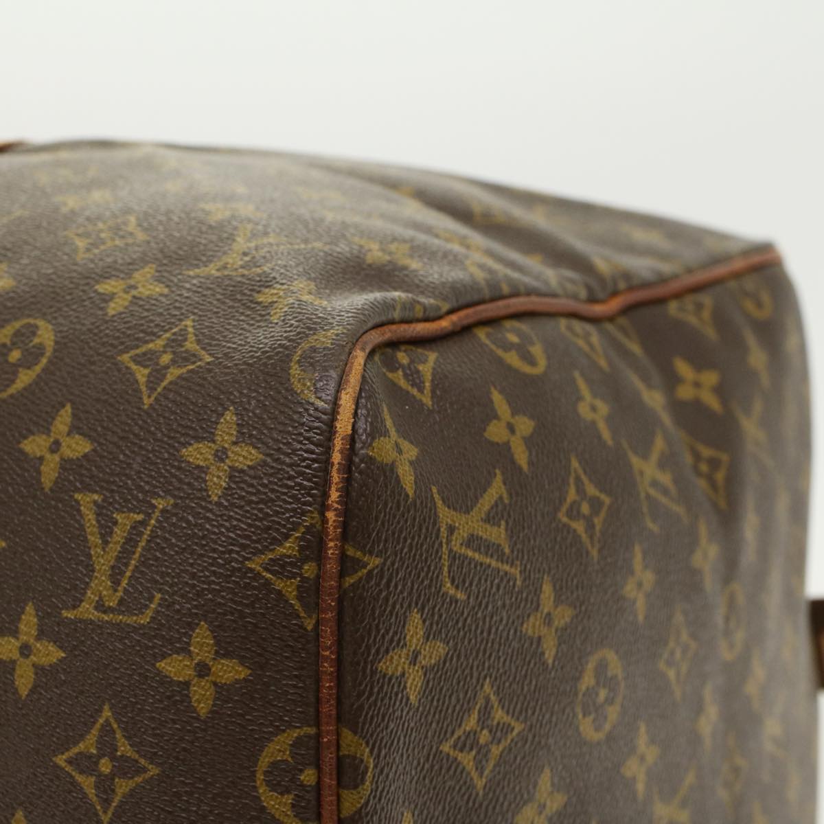LOUIS VUITTON Monogram Sac Souple 55 Boston Bag M41622 LV bs5691