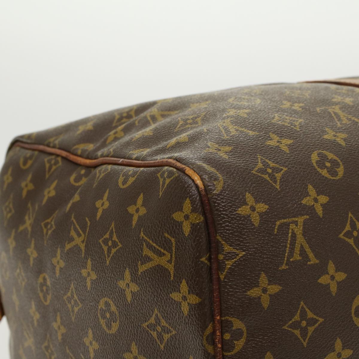 LOUIS VUITTON Monogram Sac Souple 55 Boston Bag M41622 LV bs5691