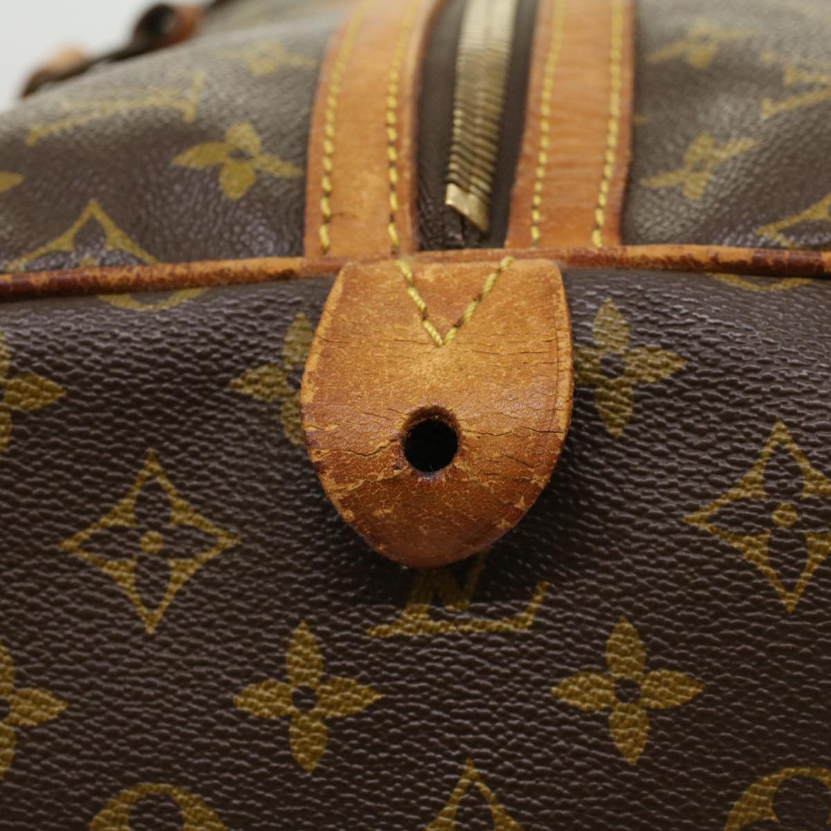 LOUIS VUITTON Monogram Sac Souple 55 Boston Bag M41622 LV bs5691