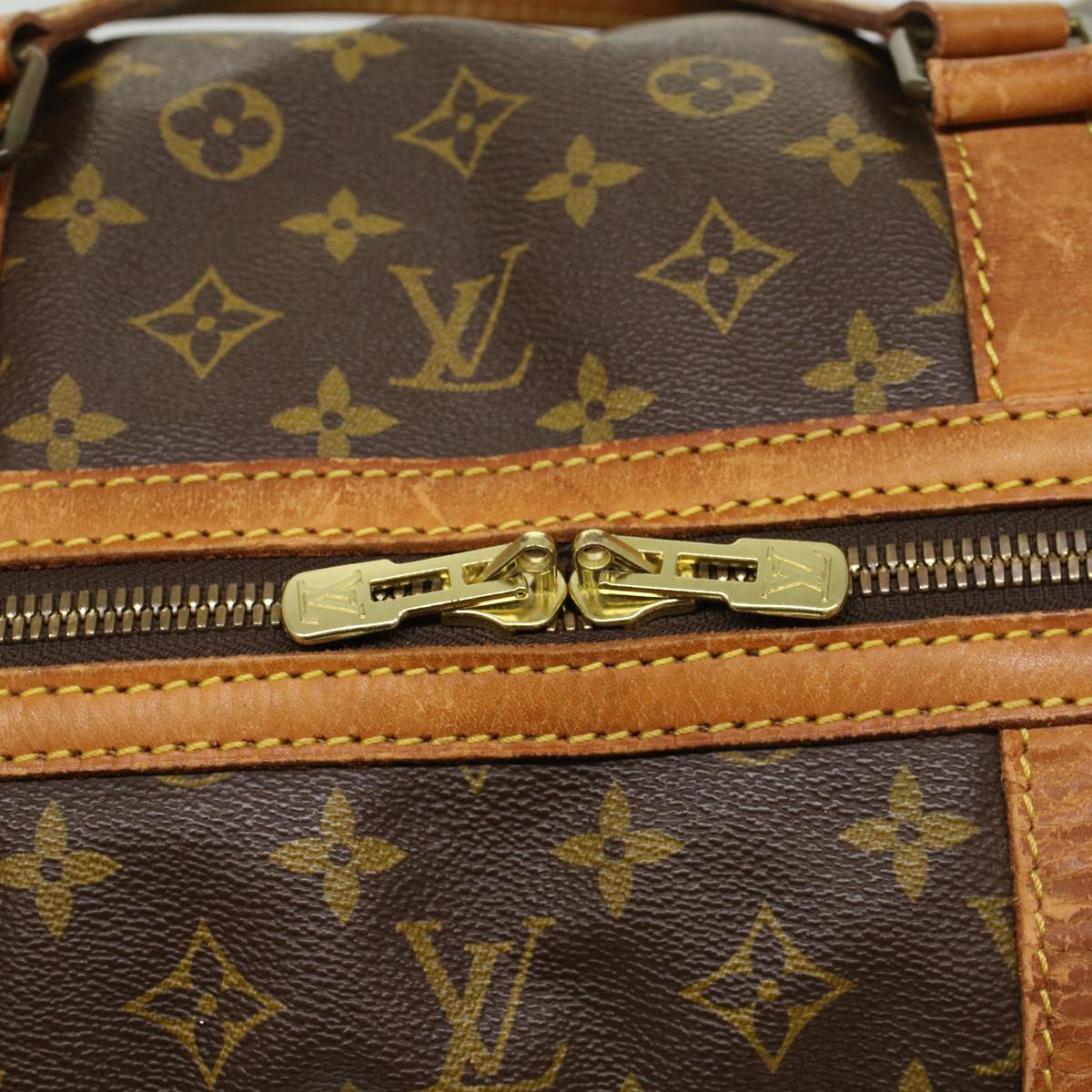 LOUIS VUITTON Monogram Sac Souple 55 Boston Bag M41622 LV bs5691