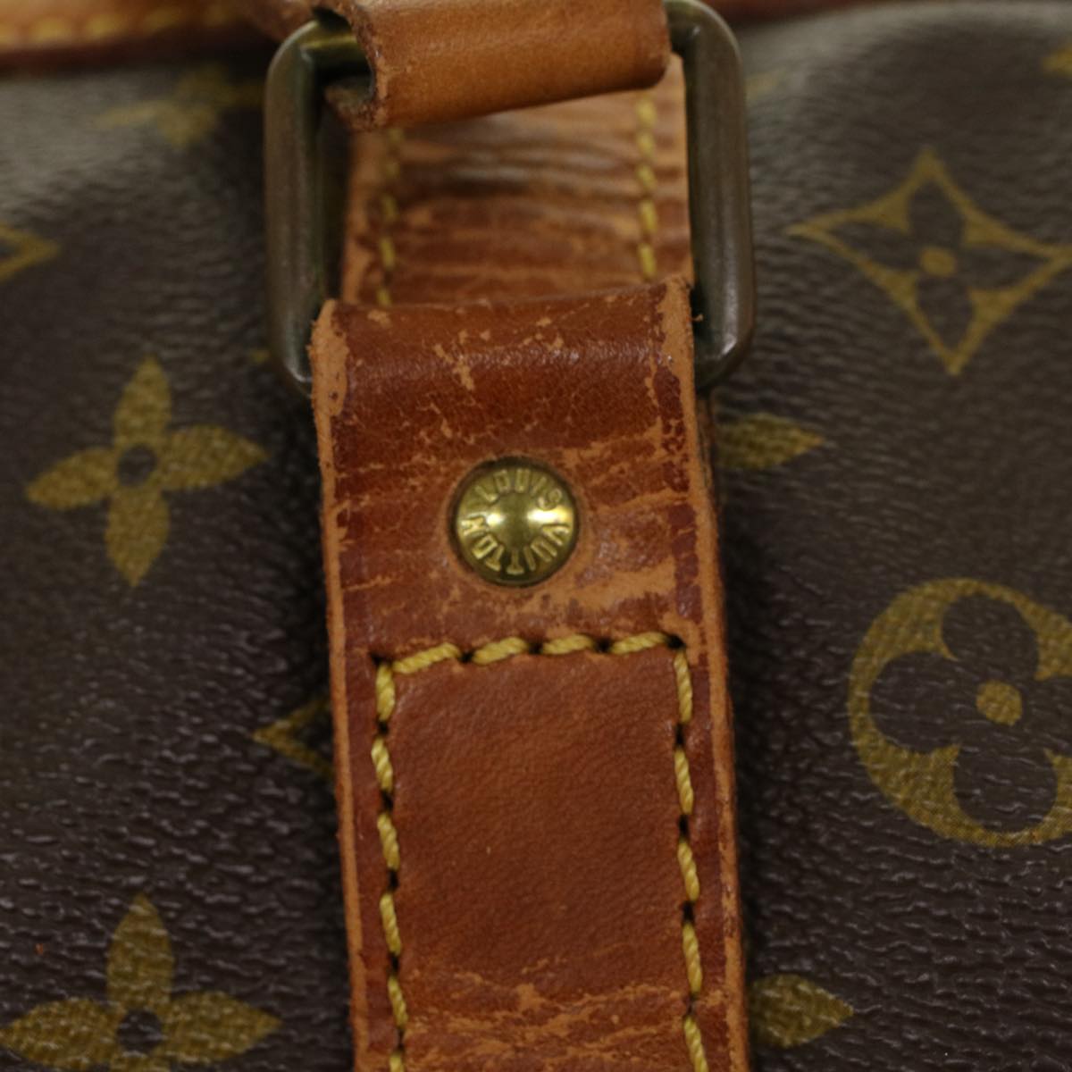 LOUIS VUITTON Monogram Sac Souple 55 Boston Bag M41622 LV bs5691