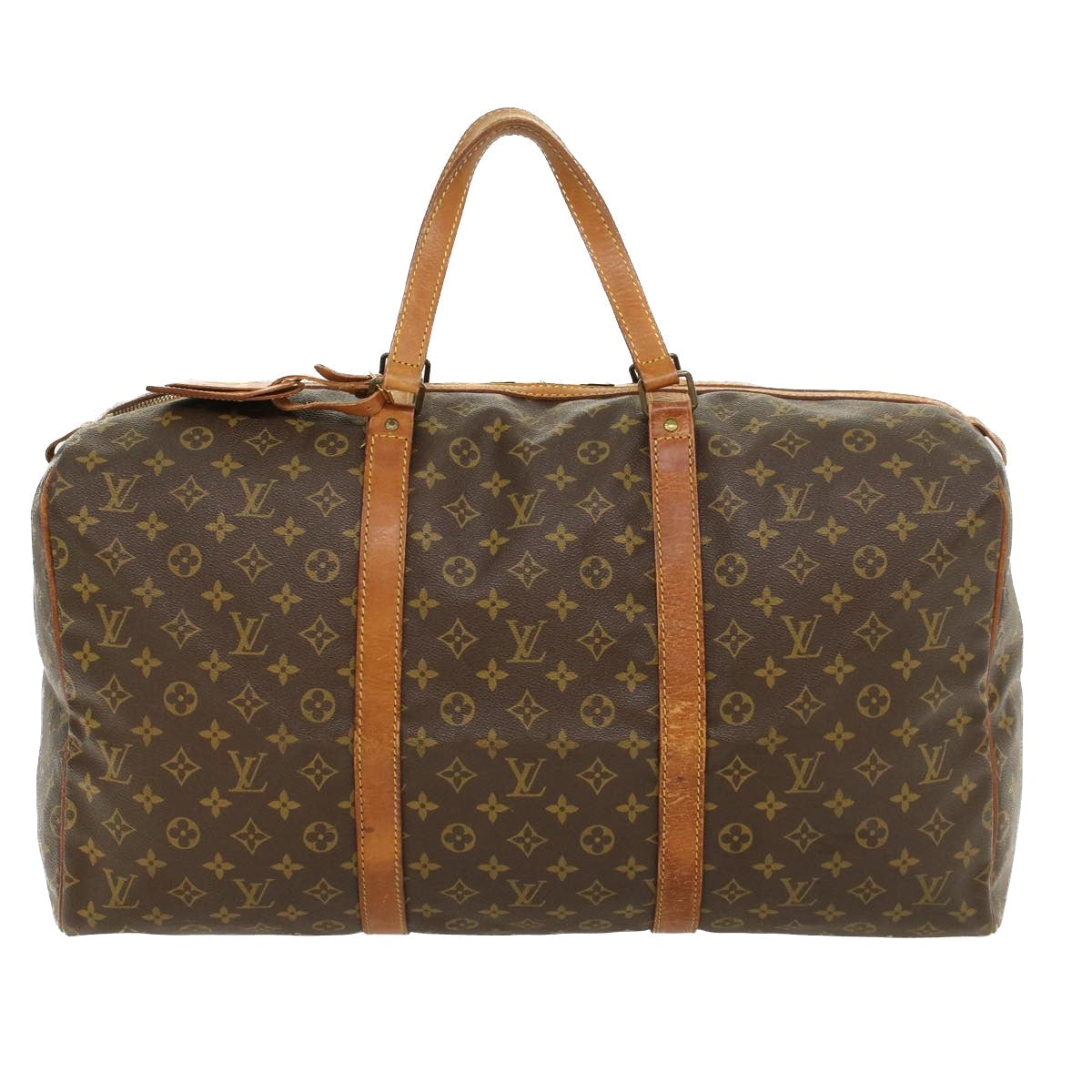 LOUIS VUITTON Monogram Sac Souple 55 Boston Bag M41622 LV bs5691