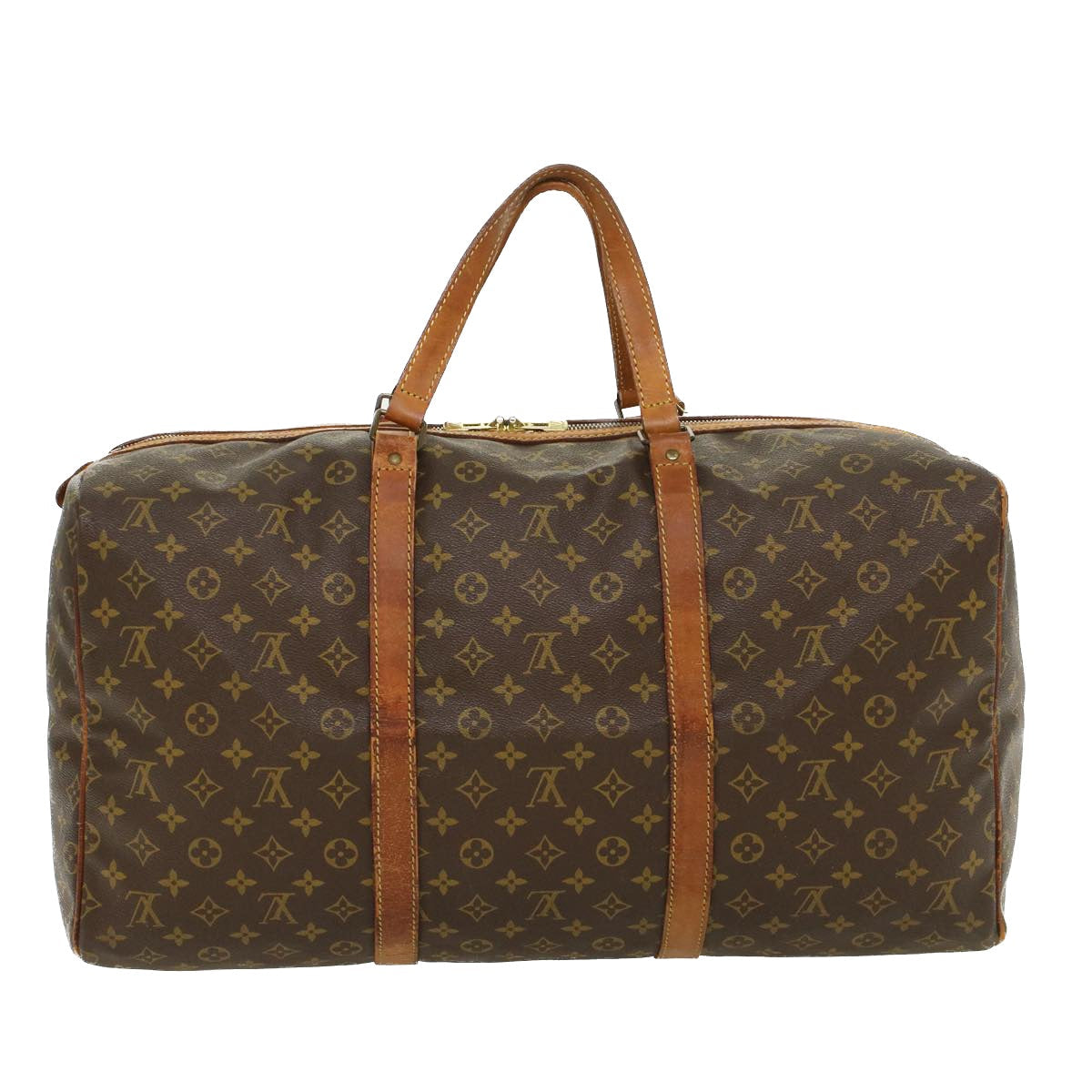 LOUIS VUITTON Monogram Sac Souple 55 Boston Bag M41622 LV bs5691