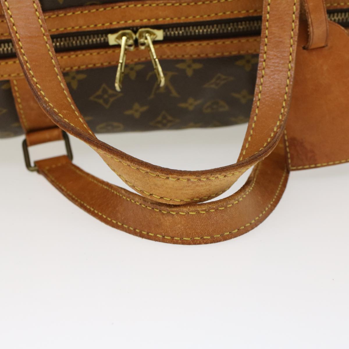 LOUIS VUITTON Monogram Sac Souple 55 Boston Bag M41622 LV bs5691