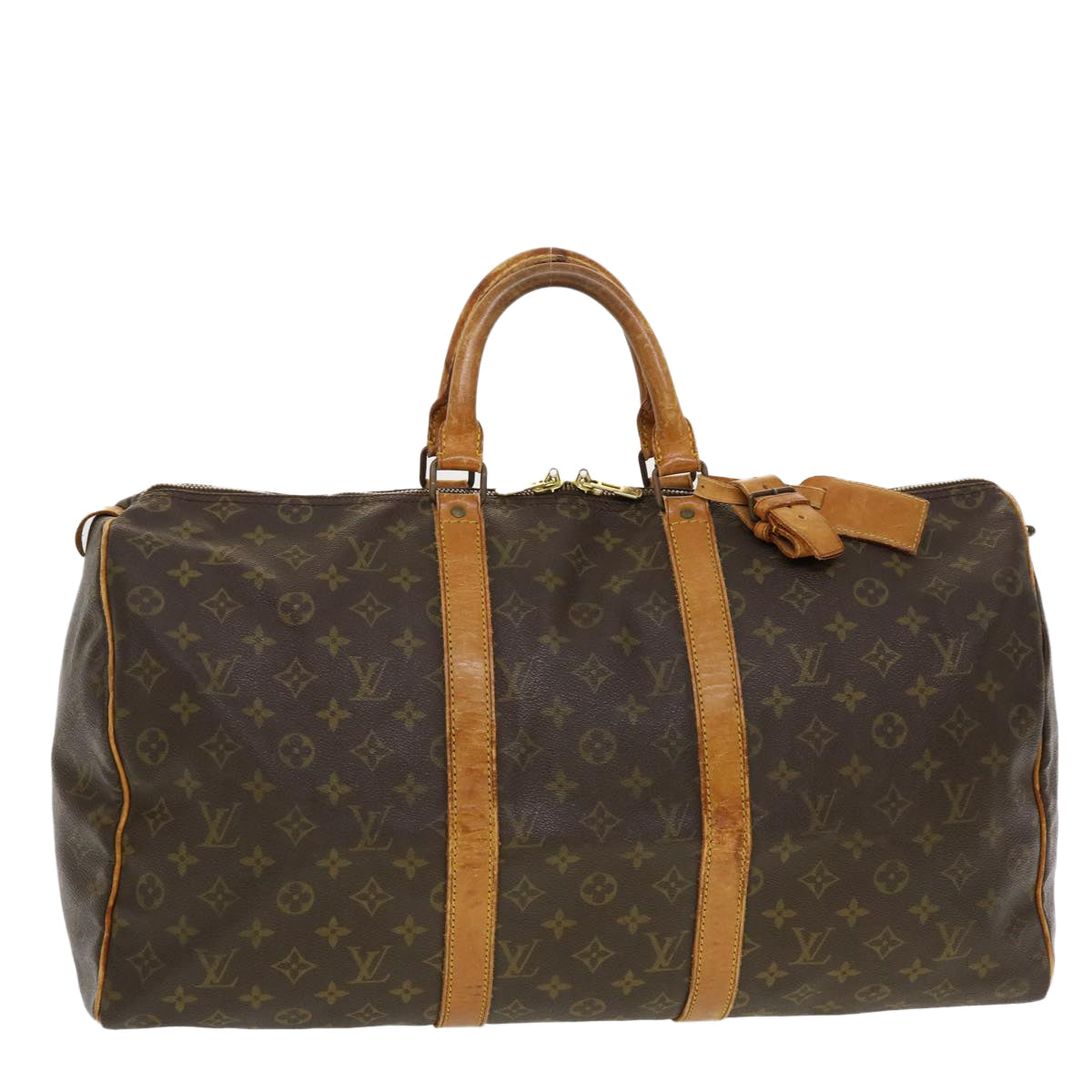 LOUIS VUITTON Monogram Keepall 50 Boston Bag M41426 LV bs5698