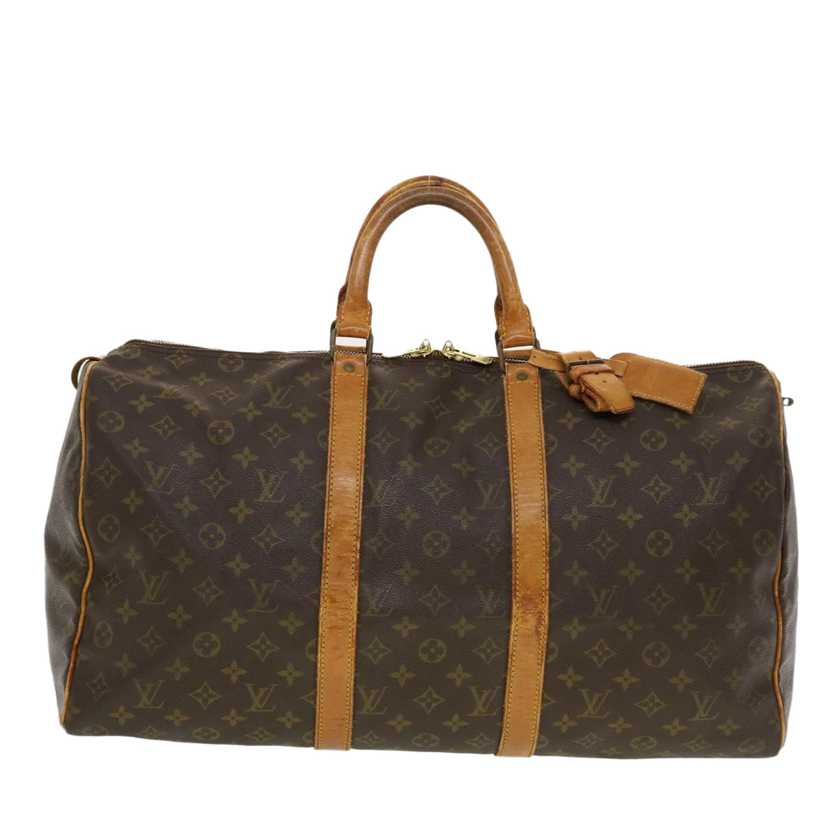 LOUIS VUITTON Monogram Keepall 50 Boston Bag M41426 LV bs5698