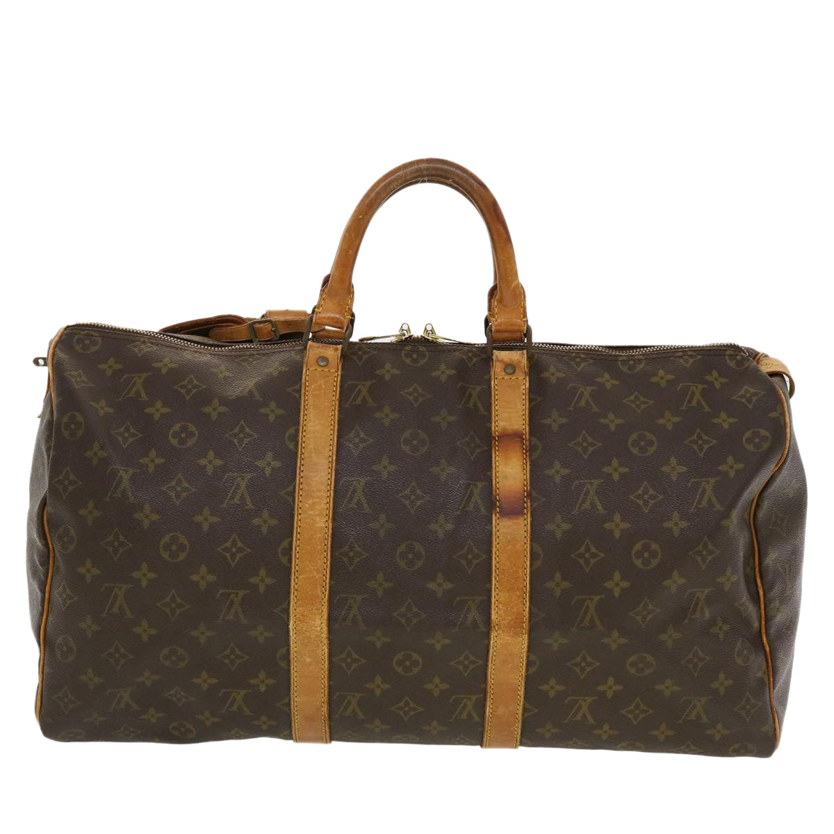LOUIS VUITTON Monogram Keepall 50 Boston Bag M41426 LV bs5698