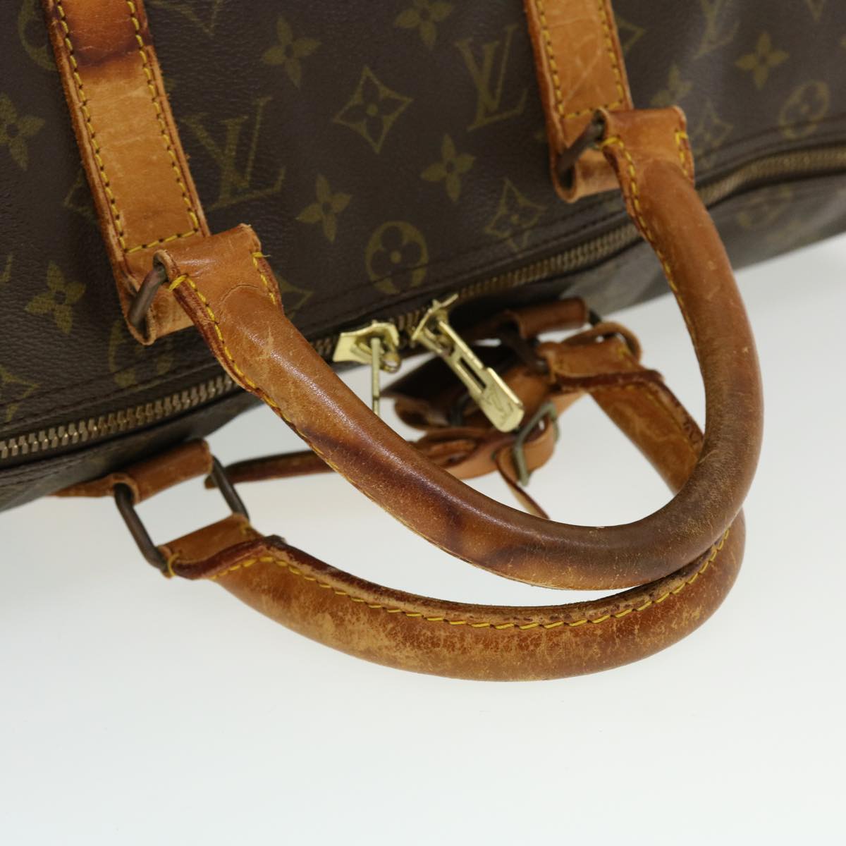 LOUIS VUITTON Monogram Keepall 50 Boston Bag M41426 LV bs5698