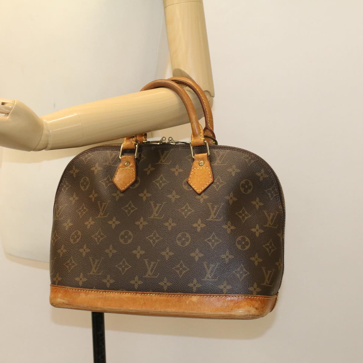 LOUIS VUITTON Monogram Alma Hand Bag M51130 LV bs5877