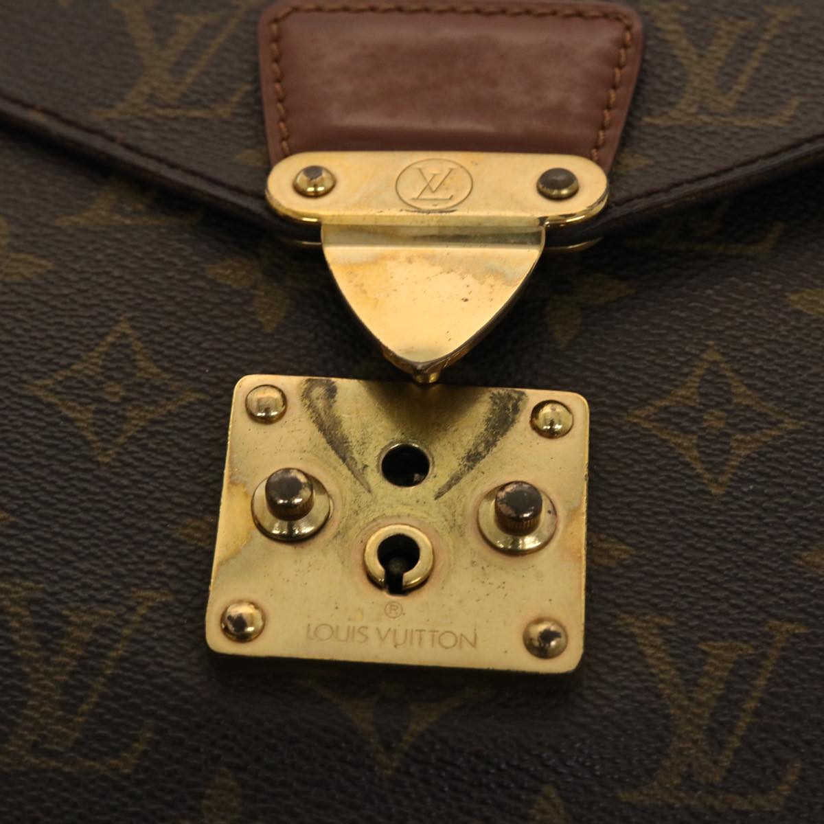 LOUIS VUITTON Monogram Porte Documents Bandouliere Bag 2way M53338 bs5892