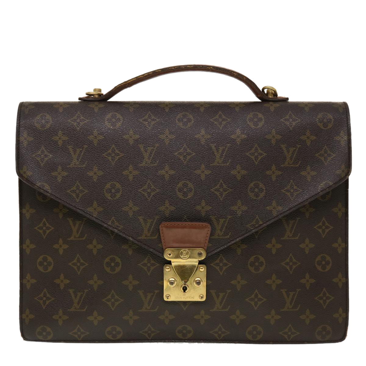 LOUIS VUITTON Monogram Porte Documents Bandouliere Bag 2way M53338 bs5892