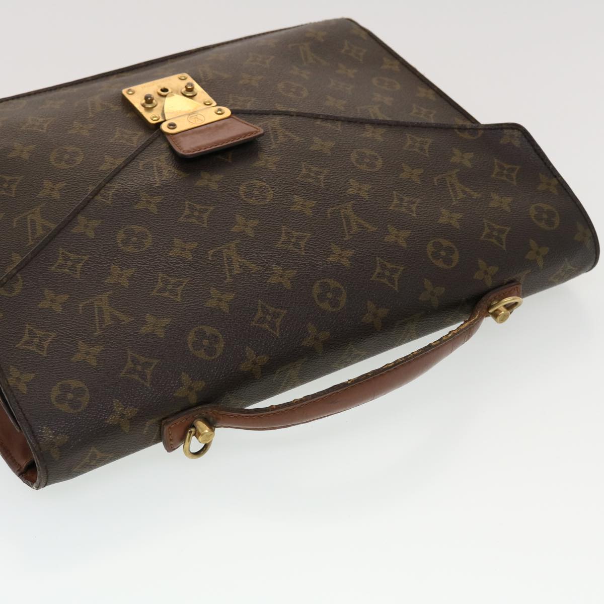 LOUIS VUITTON Monogram Porte Documents Bandouliere Bag 2way M53338 bs5892