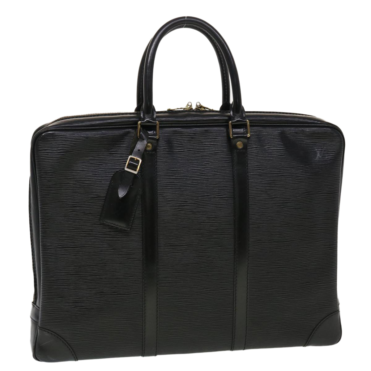 LOUIS VUITTON Epi Porte Documents Voyage Business Bag Black M54472 bs5910