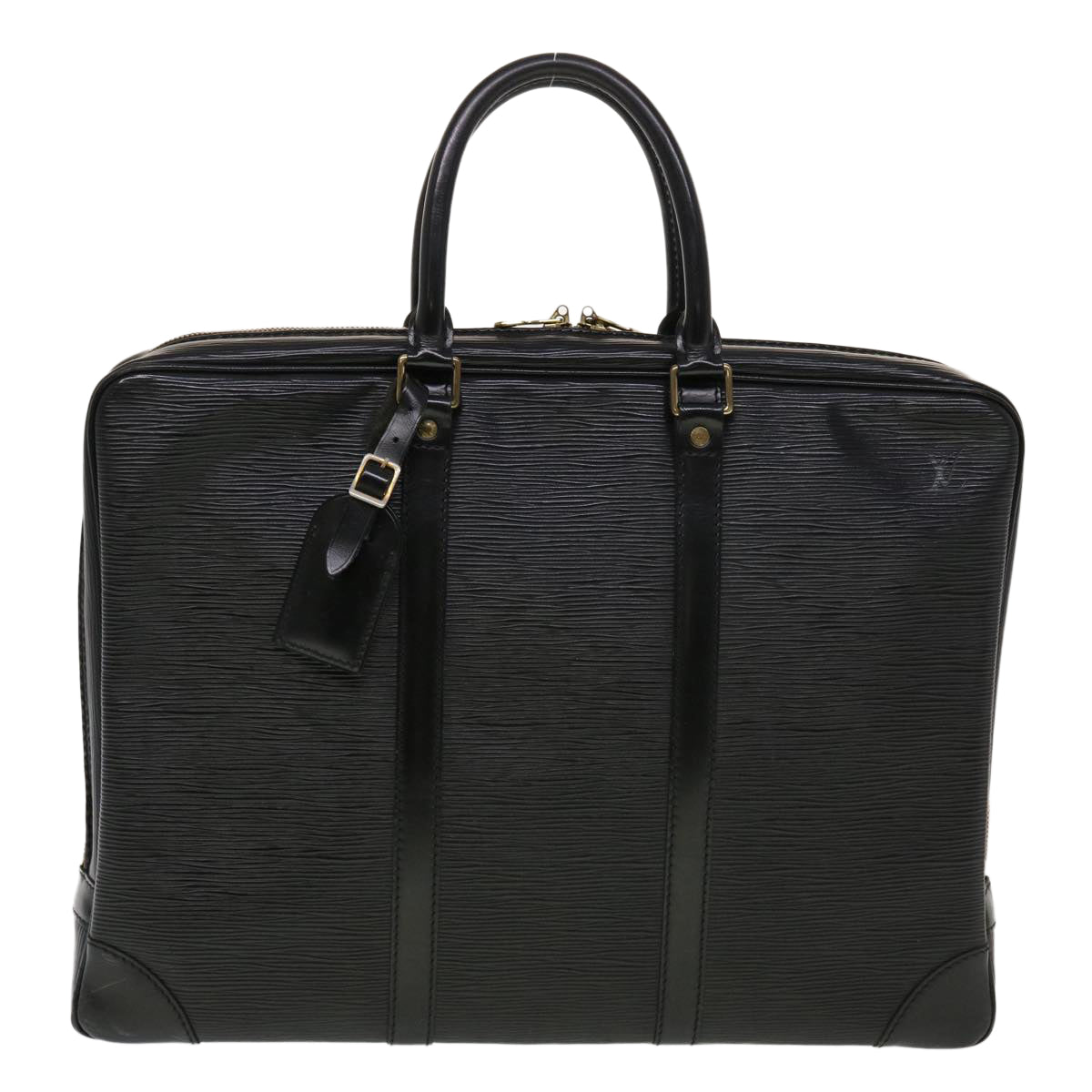 LOUIS VUITTON Epi Porte Documents Voyage Business Bag Black M54472 bs5910