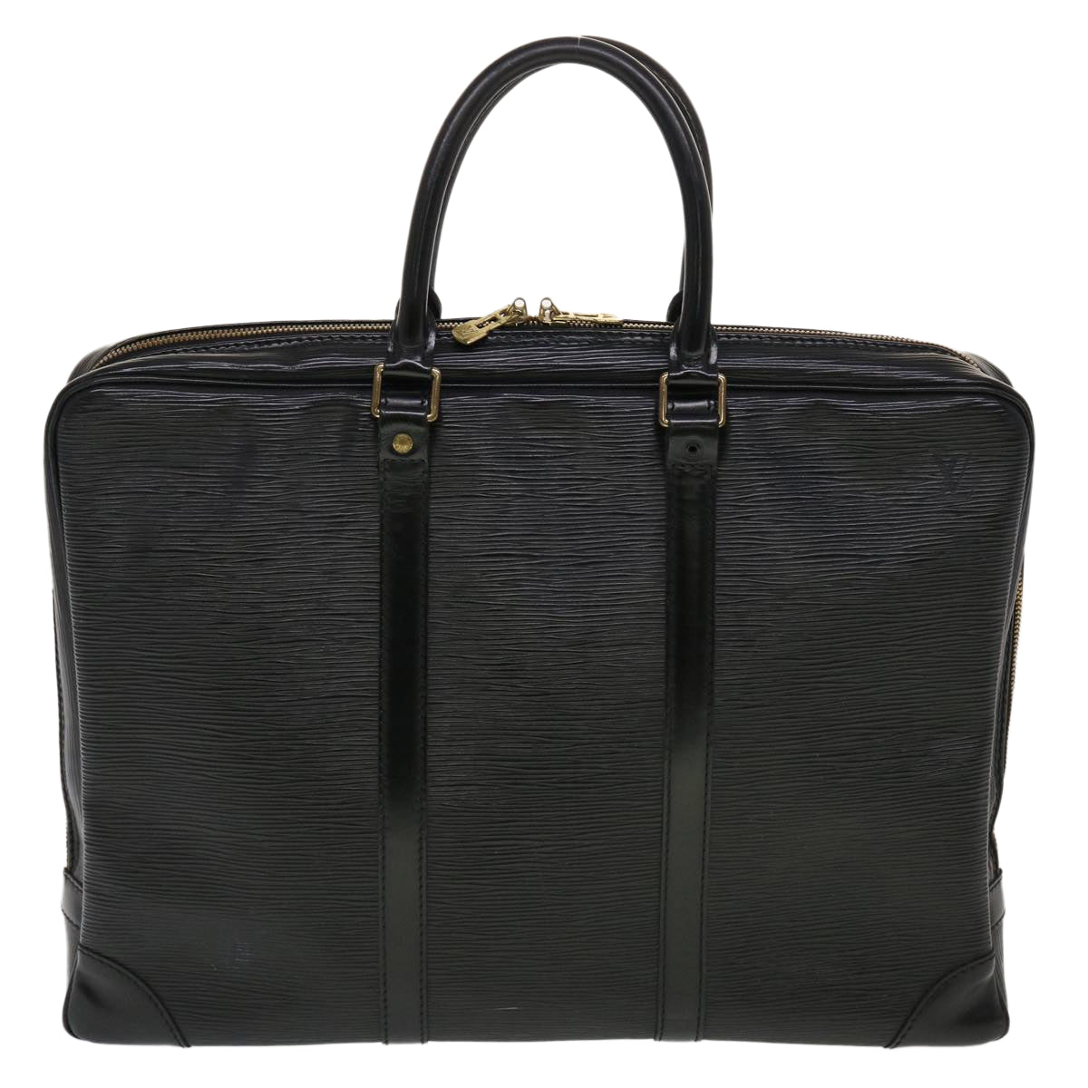 LOUIS VUITTON Epi Porte Documents Voyage Business Bag Black M54472 bs5910