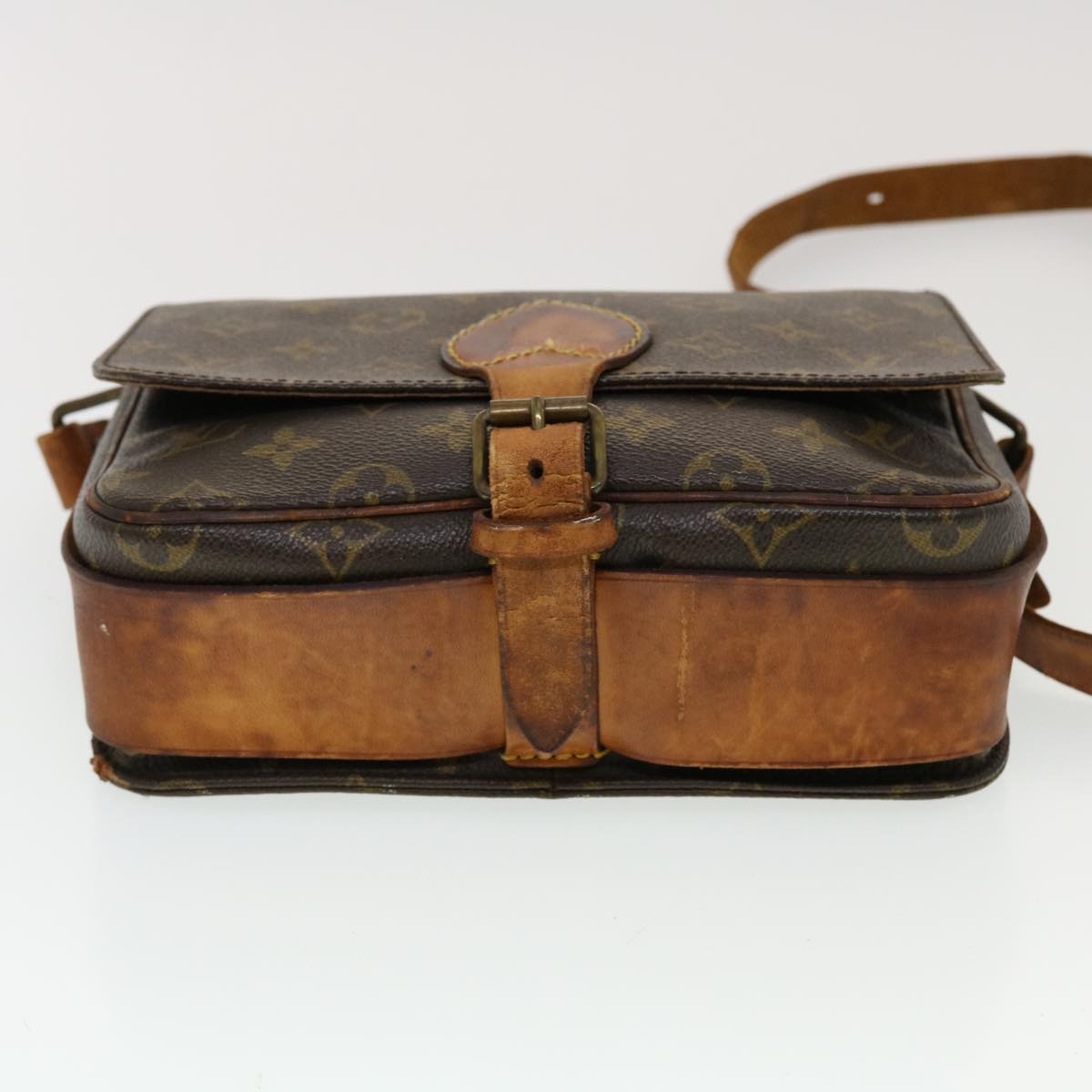 LOUIS VUITTON Monogram Cartouchiere MM Shoulder Bag M51253 LV bs5924