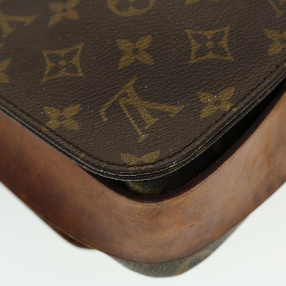 LOUIS VUITTON Monogram Cartouchiere MM Shoulder Bag M51253 LV bs5924