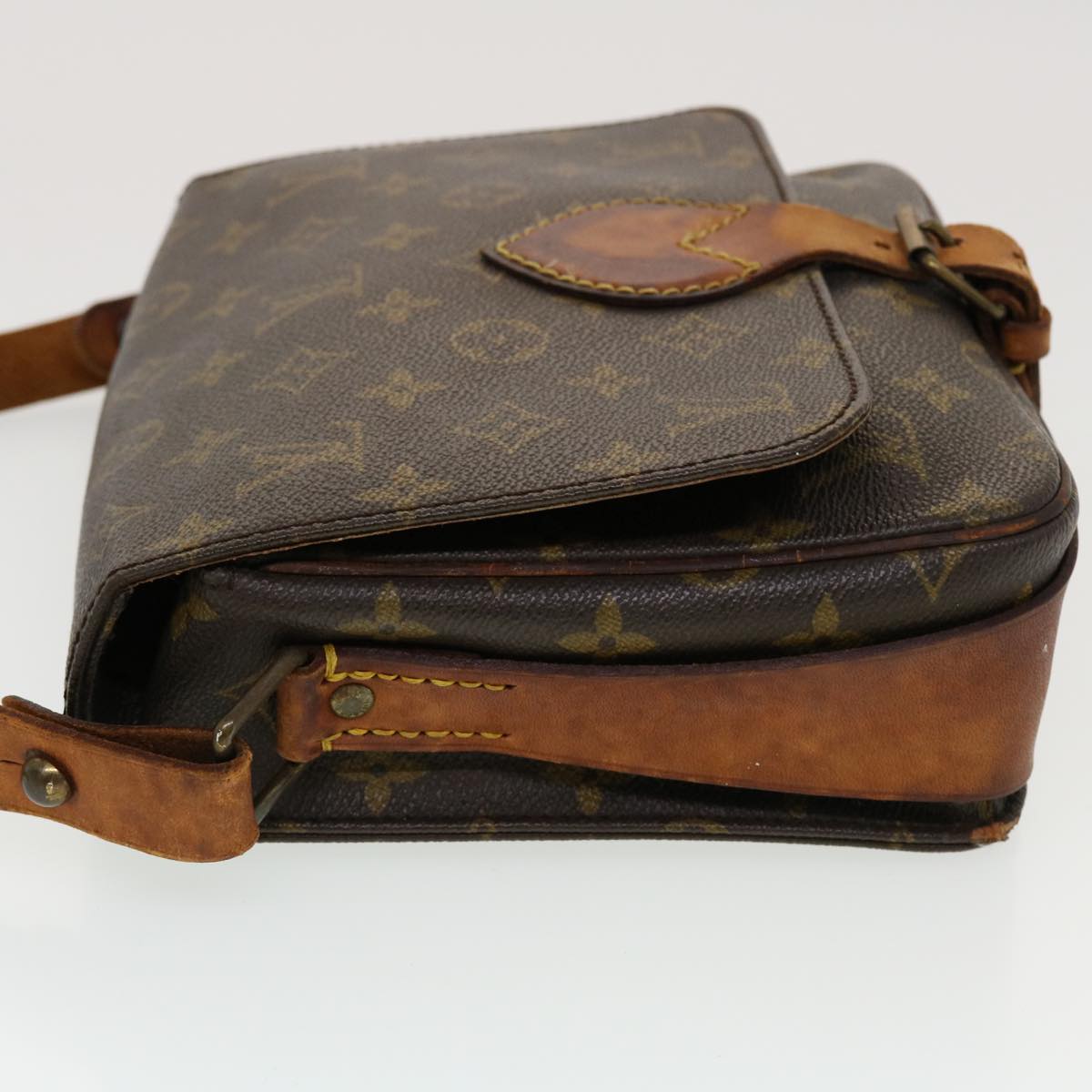 LOUIS VUITTON Monogram Cartouchiere MM Shoulder Bag M51253 LV bs5924
