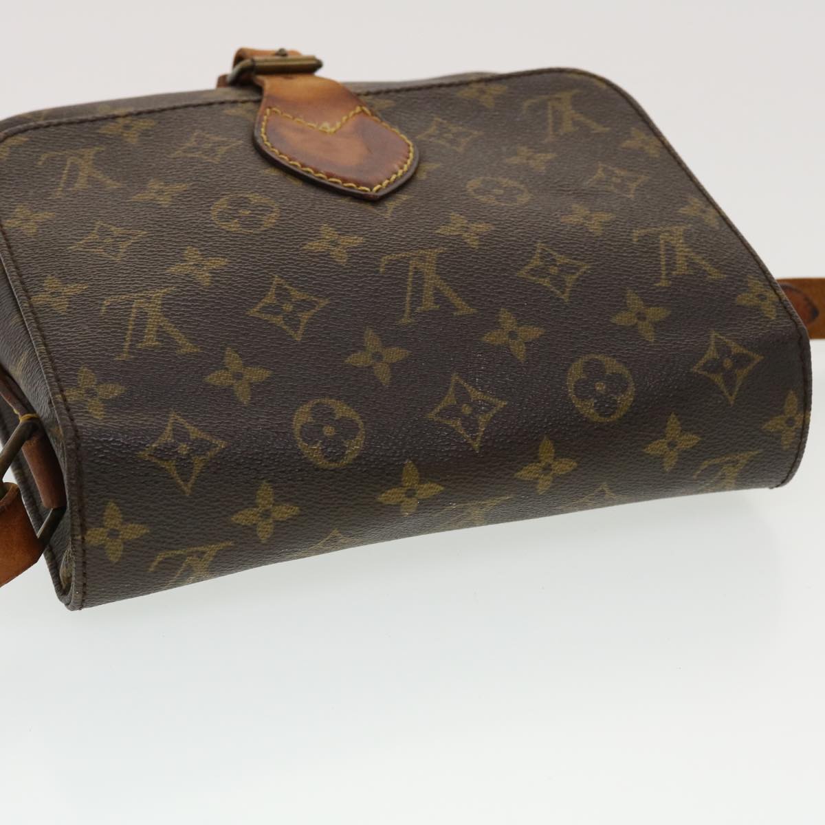 LOUIS VUITTON Monogram Cartouchiere MM Shoulder Bag M51253 LV bs5924