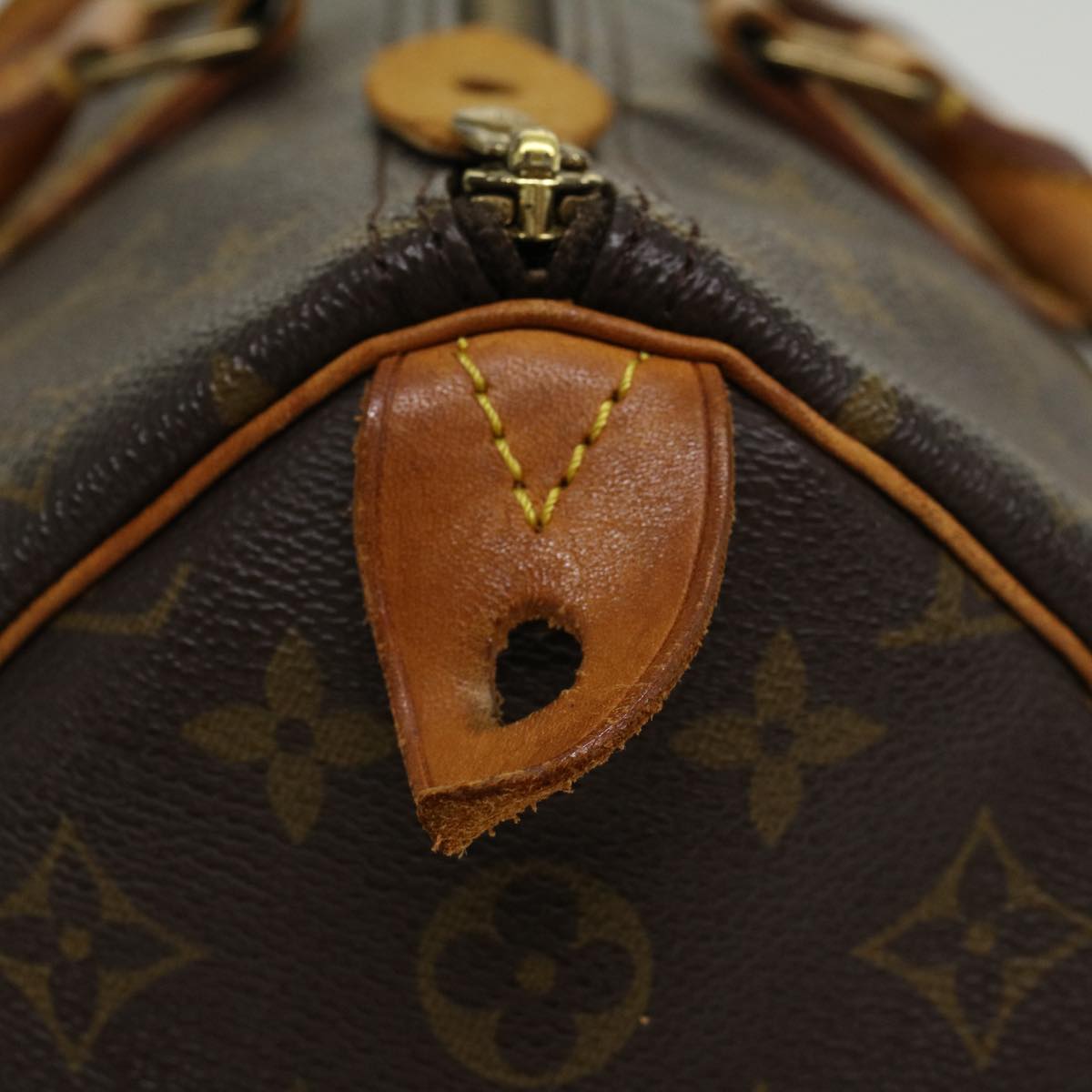 LOUIS VUITTON Monogram Speedy 35 Hand Bag M41524 LV bs5927