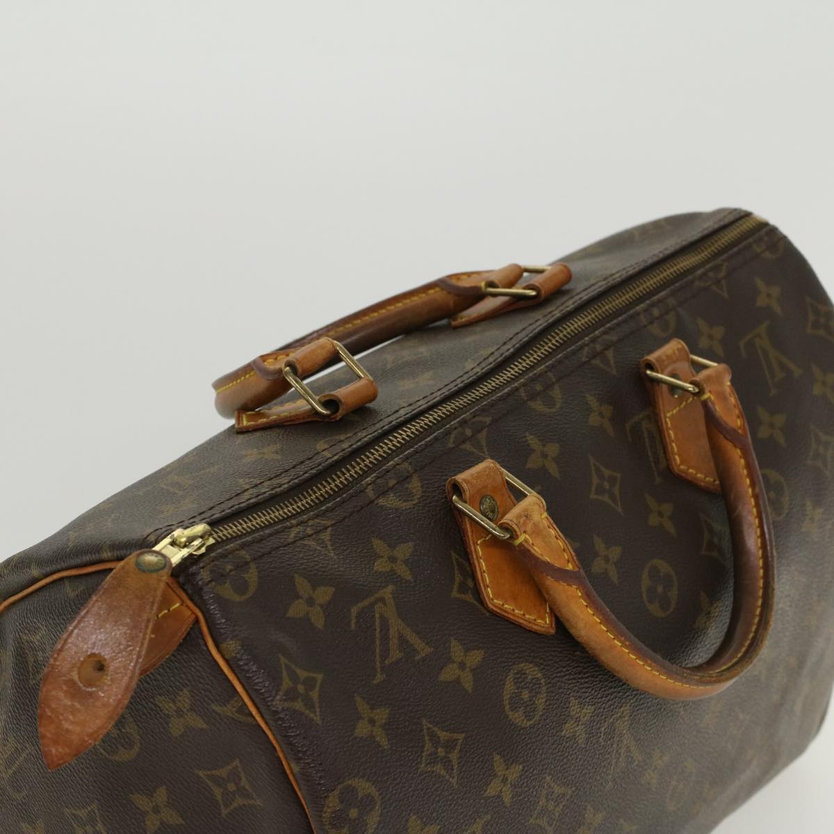 LOUIS VUITTON Monogram Speedy 35 Hand Bag M41524 LV bs5927