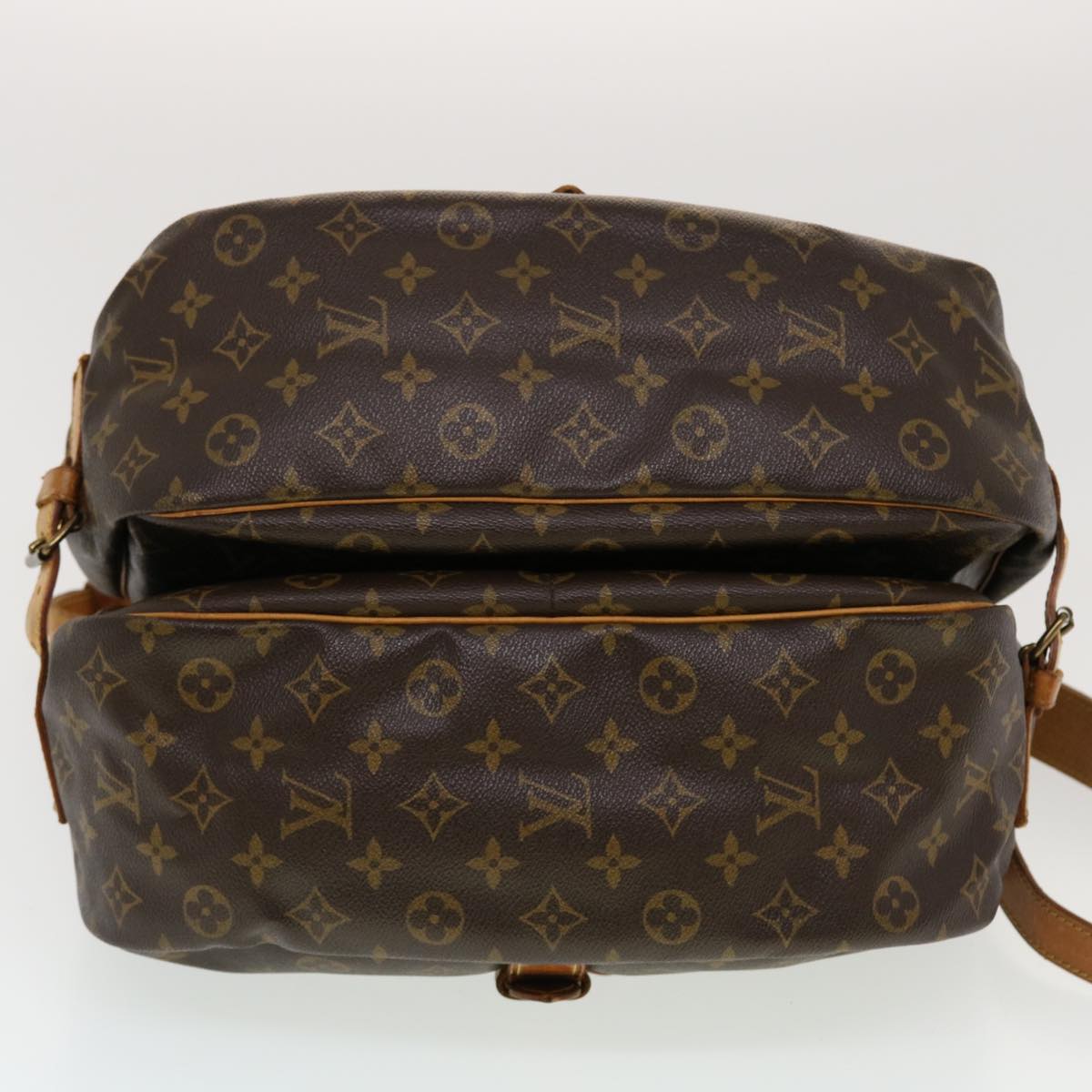 LOUIS VUITTON Monogram Saumur 35 Shoulder Bag M42254 LV bs5936